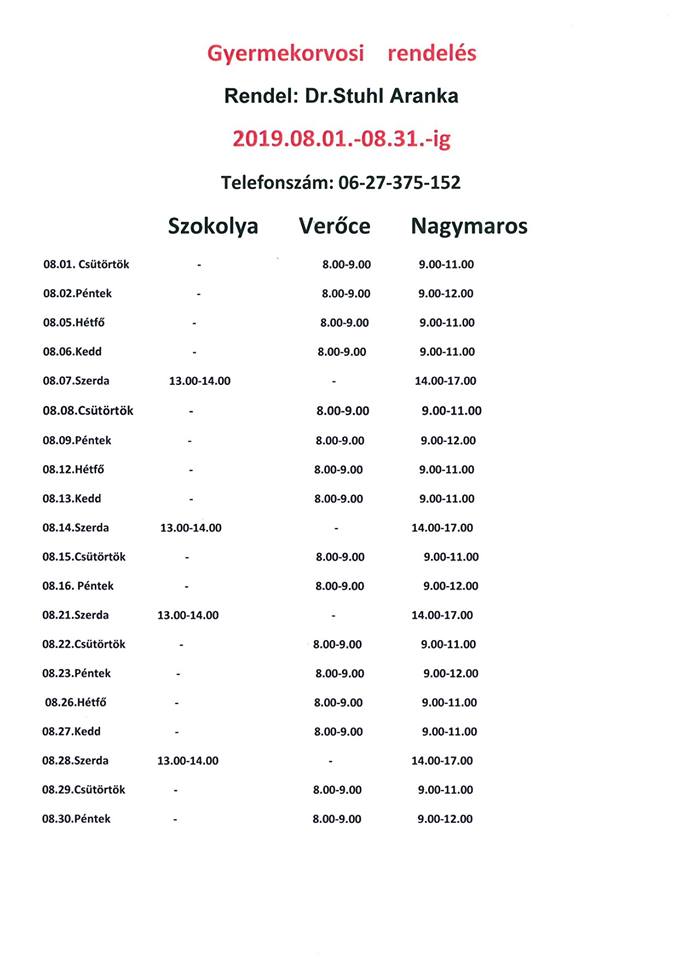 2019.08.gyermekorvos rendeles