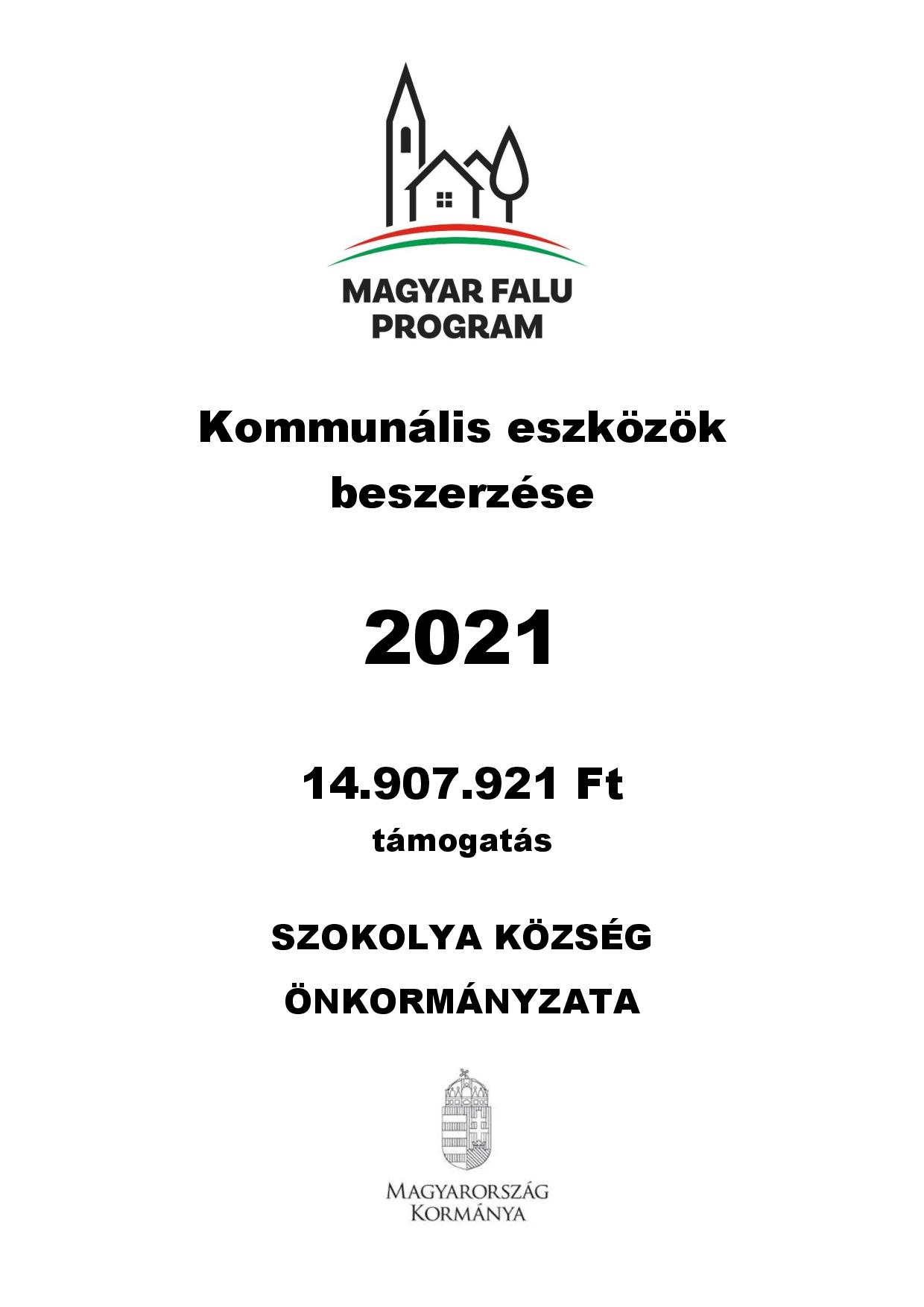 magyar falu program kommunalis eszkoz beszerzes